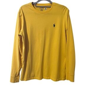 Polo by Ralph Lauren Women’s Bright Yellow Long Sleeve Tee Size Medium